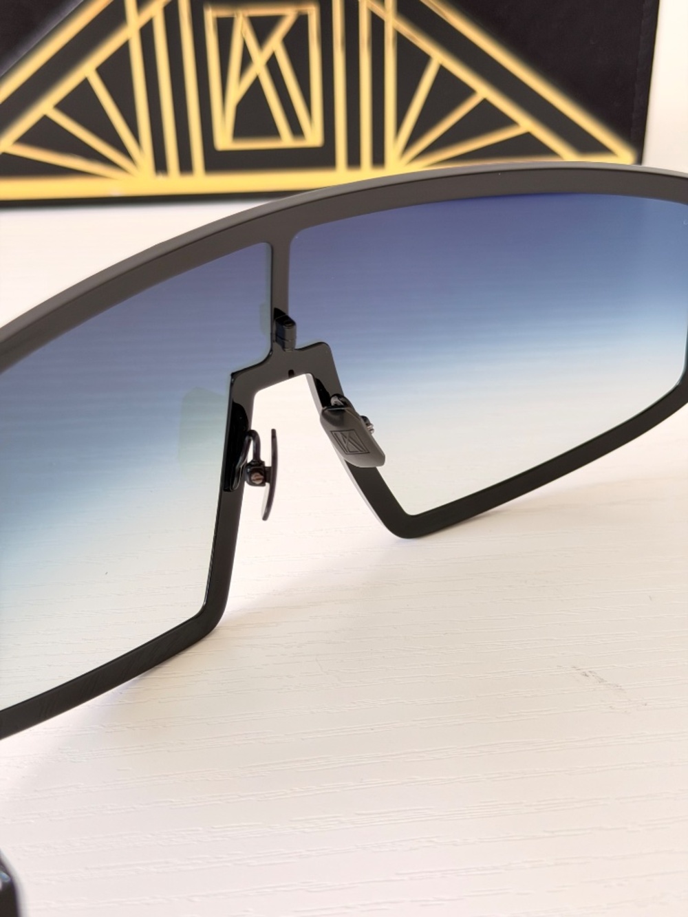 New Anna Karin Karlsson Sunglasses Black Shady Luv 2.0 Limited Edition Authentic - Picture 6 of 11